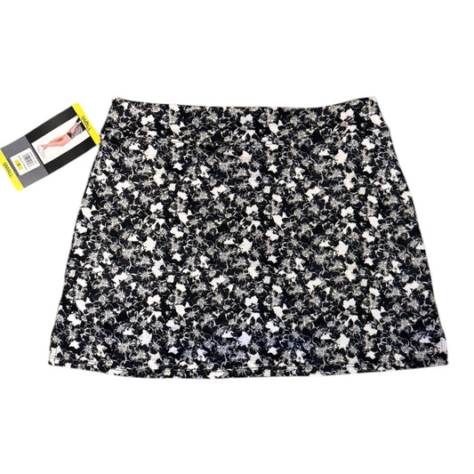 Tranquility By Colorado Clothing Black White Skort Skirt Small