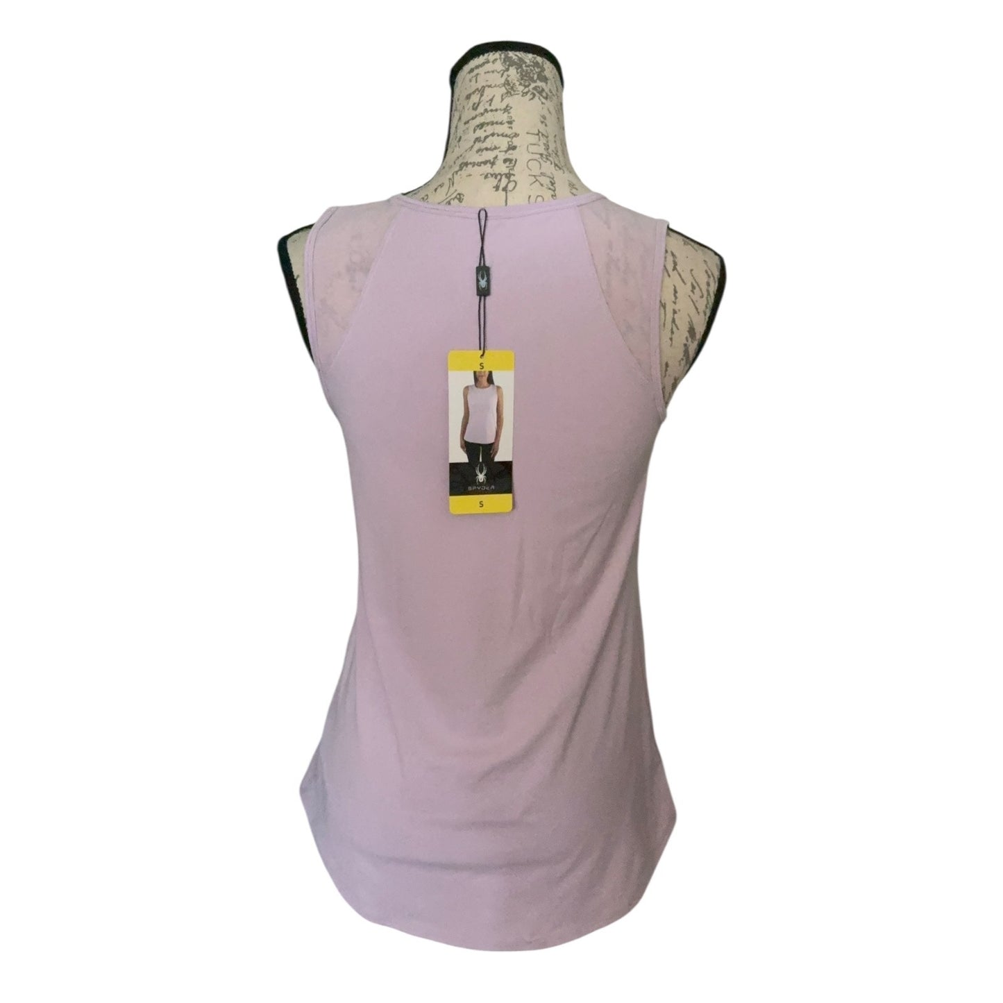 Spyder Active Lavender Purple Gym Workout Shirt X-Small