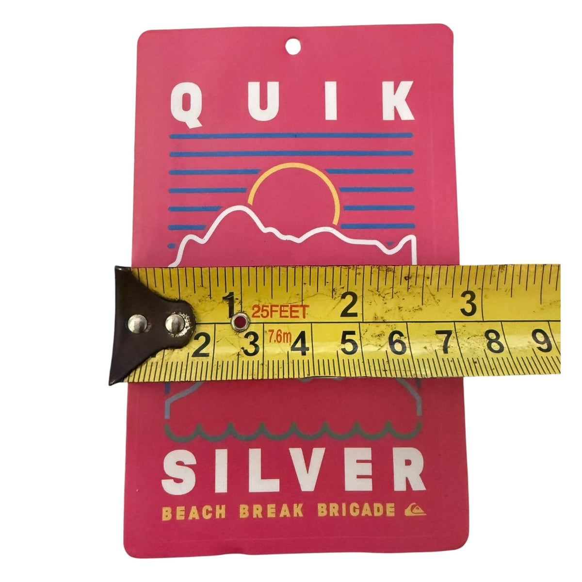 Quiksilver Beach Break Brigade Surf Sunset Pink Sticker