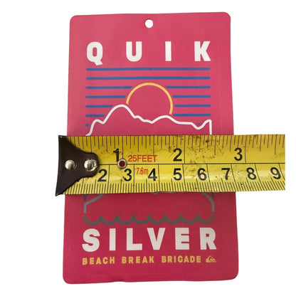 Quiksilver Beach Break Brigade Surf Sunset Pink Sticker