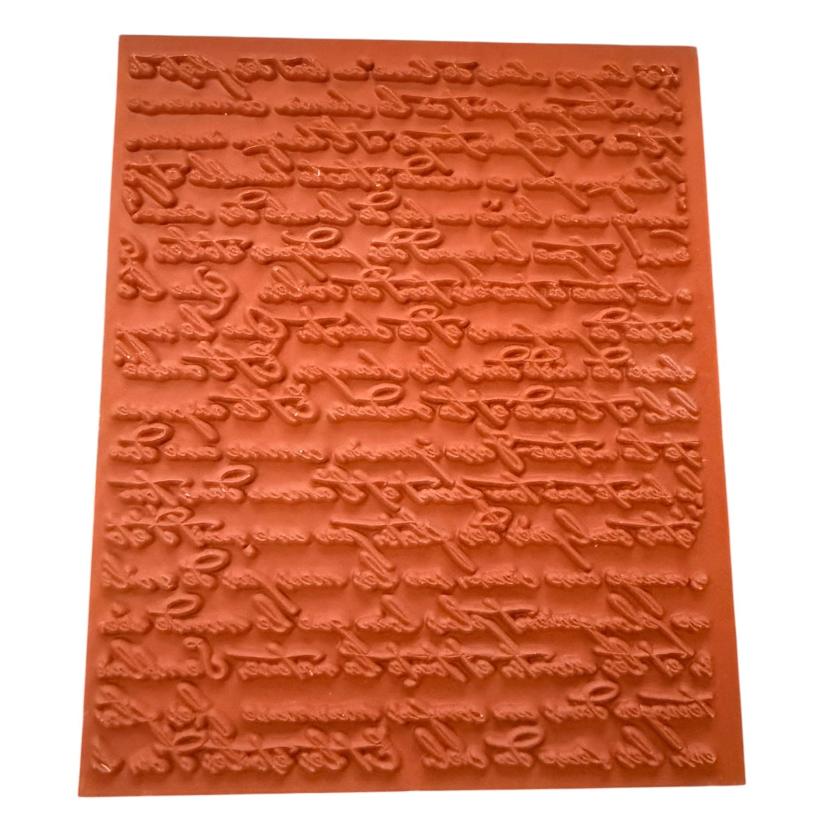 Stampin' Up! 2000 Oversized French Script Background Unused Rubber Stamp