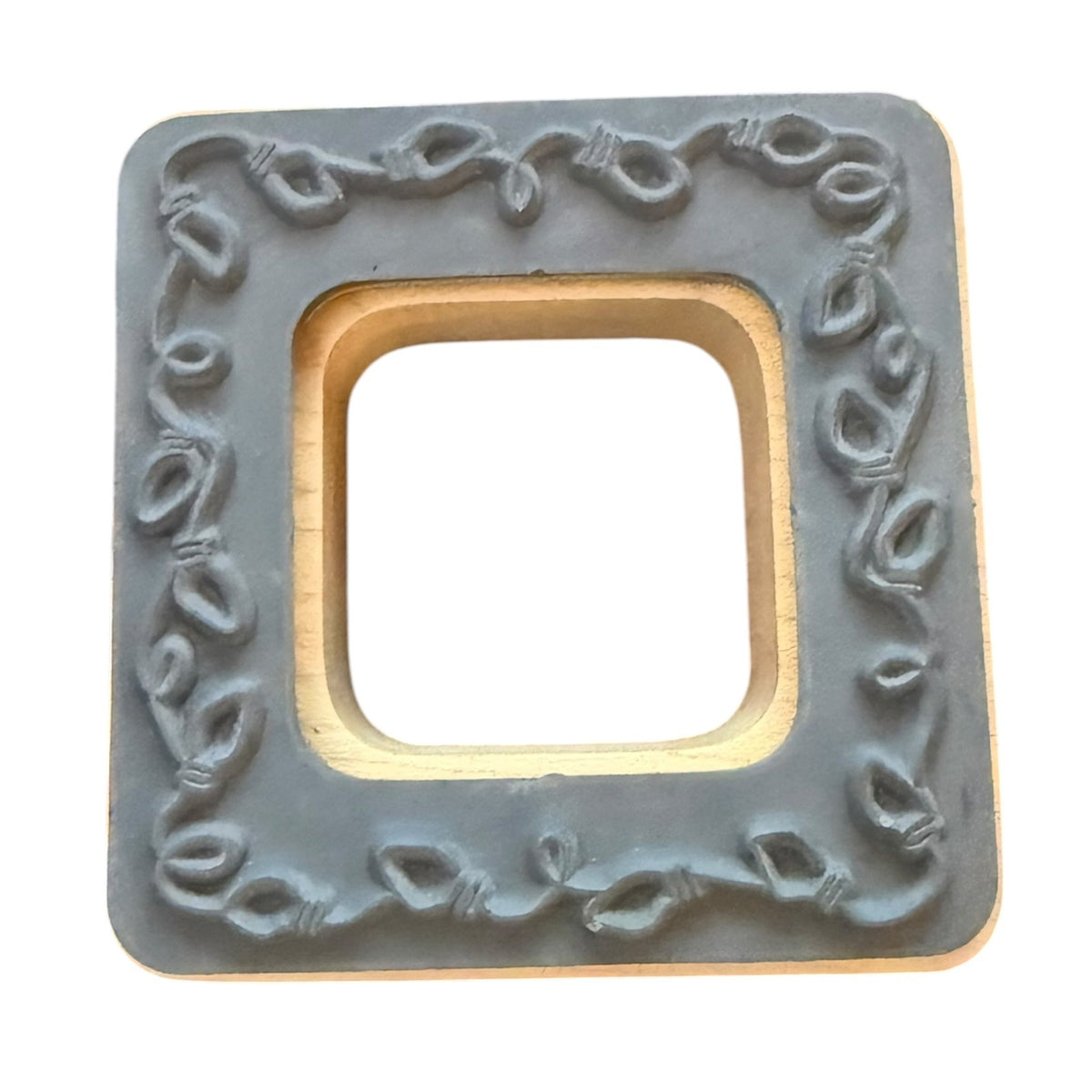 Stampendous! Christmas Holiday Lights Frame QN027 Rubber Stamp