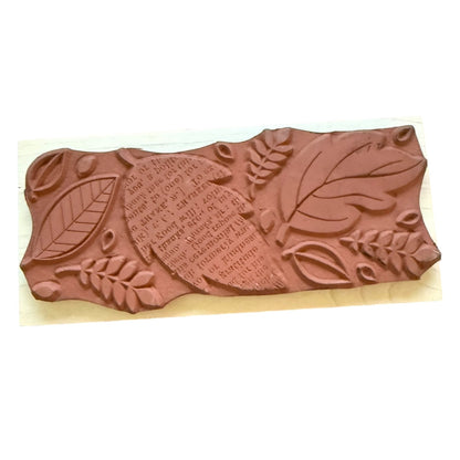 Hero Arts Scattered Leaf Border K5230 Rubber Stamp