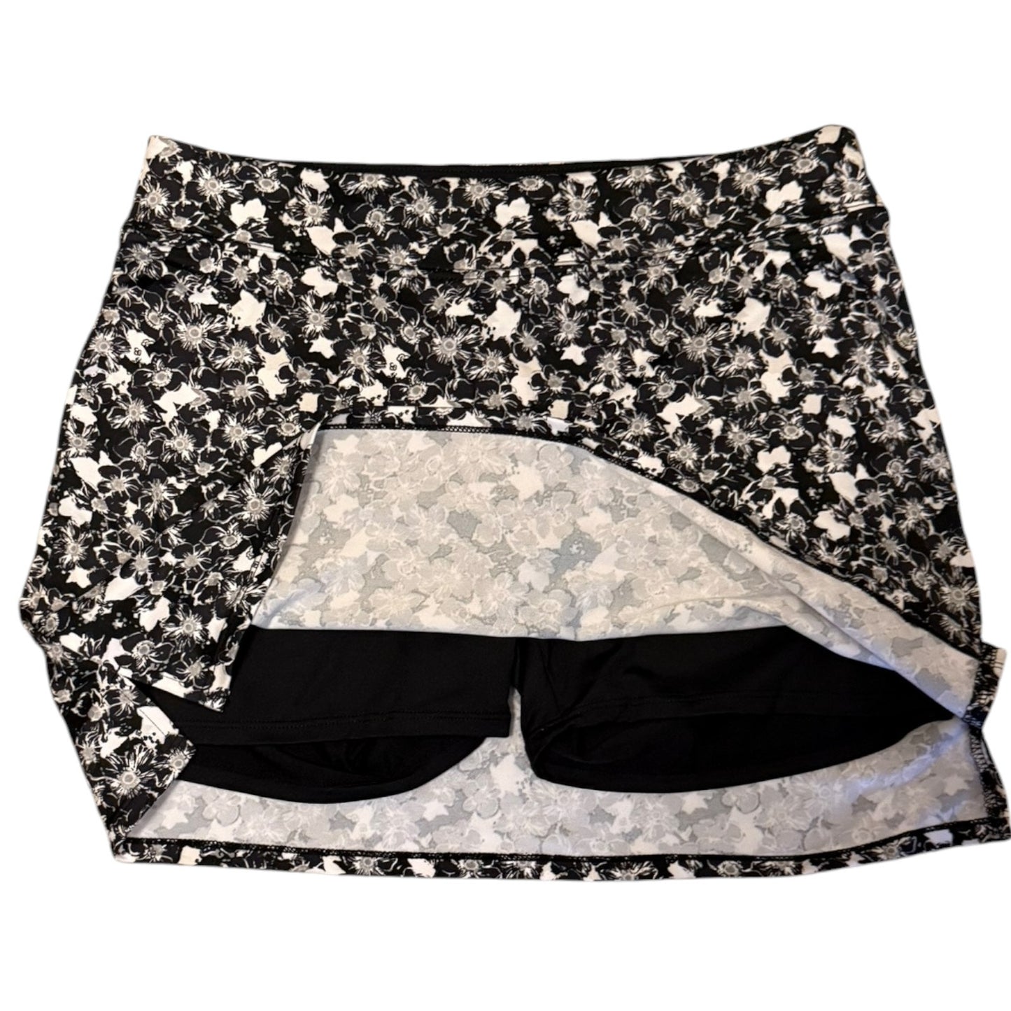 Tranquility By Colorado Clothing Black White Skort Skirt Small