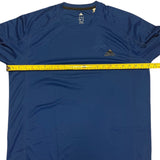 pit to pit of blue Adidas shirt