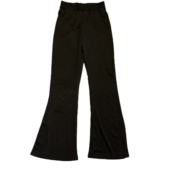 Front of black pants