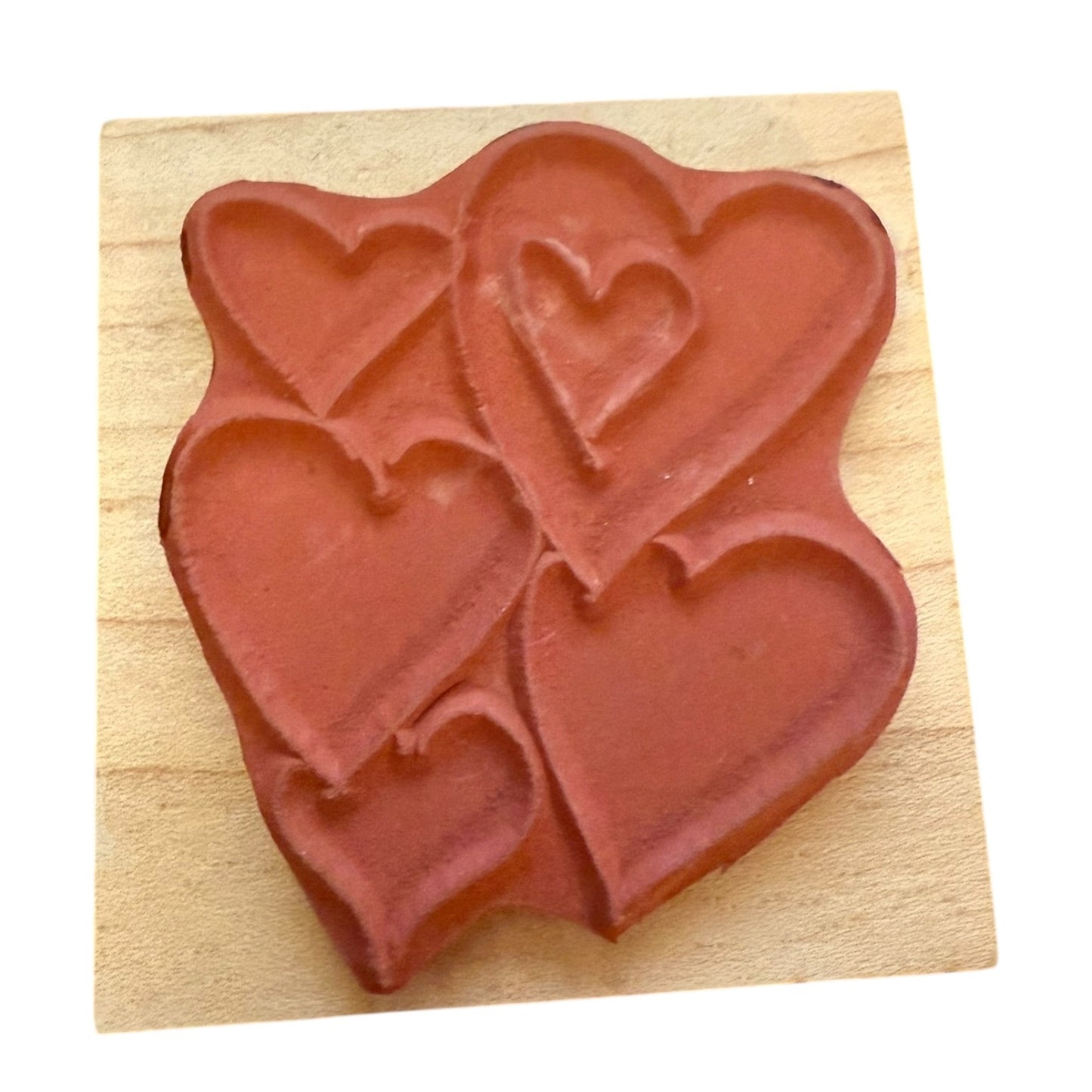 Hero Arts Artistic Drawings Floating Hearts H2818 Rubber Stamp