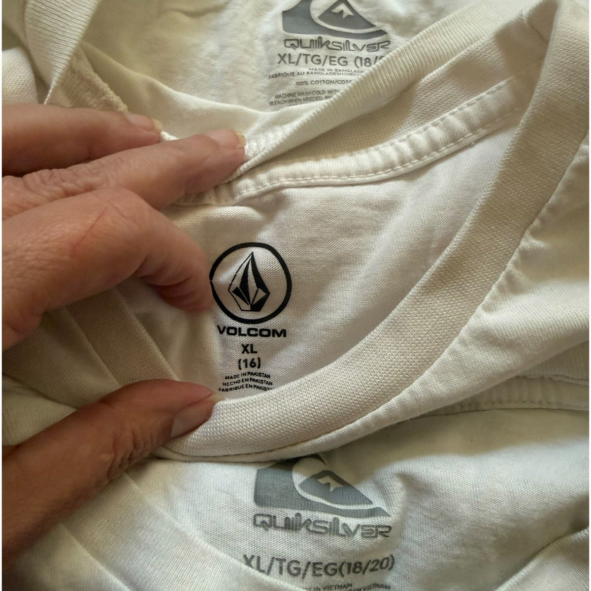 Volcom Quiksilver Boy's Shirt 3 Piece Lot Size XL 16/18/20