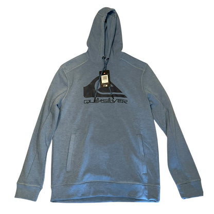 Quiksilver Prints Gridliner Mens Blue $100 Retail Long Sleeve Hoodie Size Small