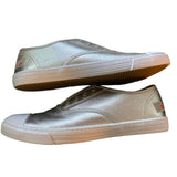  Side of silver shoes 1