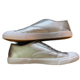 Side of silver shoes 2