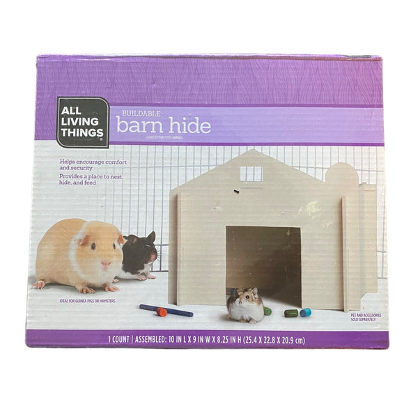 Small animal barn front
