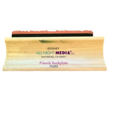 Rubber stamp with Disney All Night Media branding on a white background