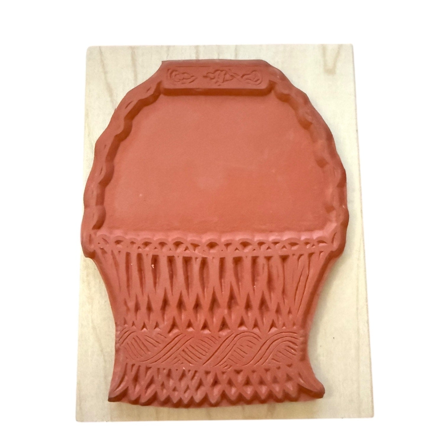 Decorative basket item with intricate patterns 