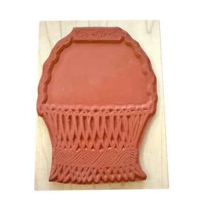 Decorative basket item with intricate patterns 