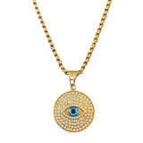 All seeing eye necklace
