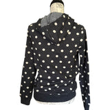 Back of polka dot shirt 