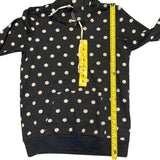Length of polka dot shirt