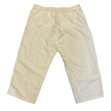 Amazon Essentials White Linen Blend Wide Leg Pants back