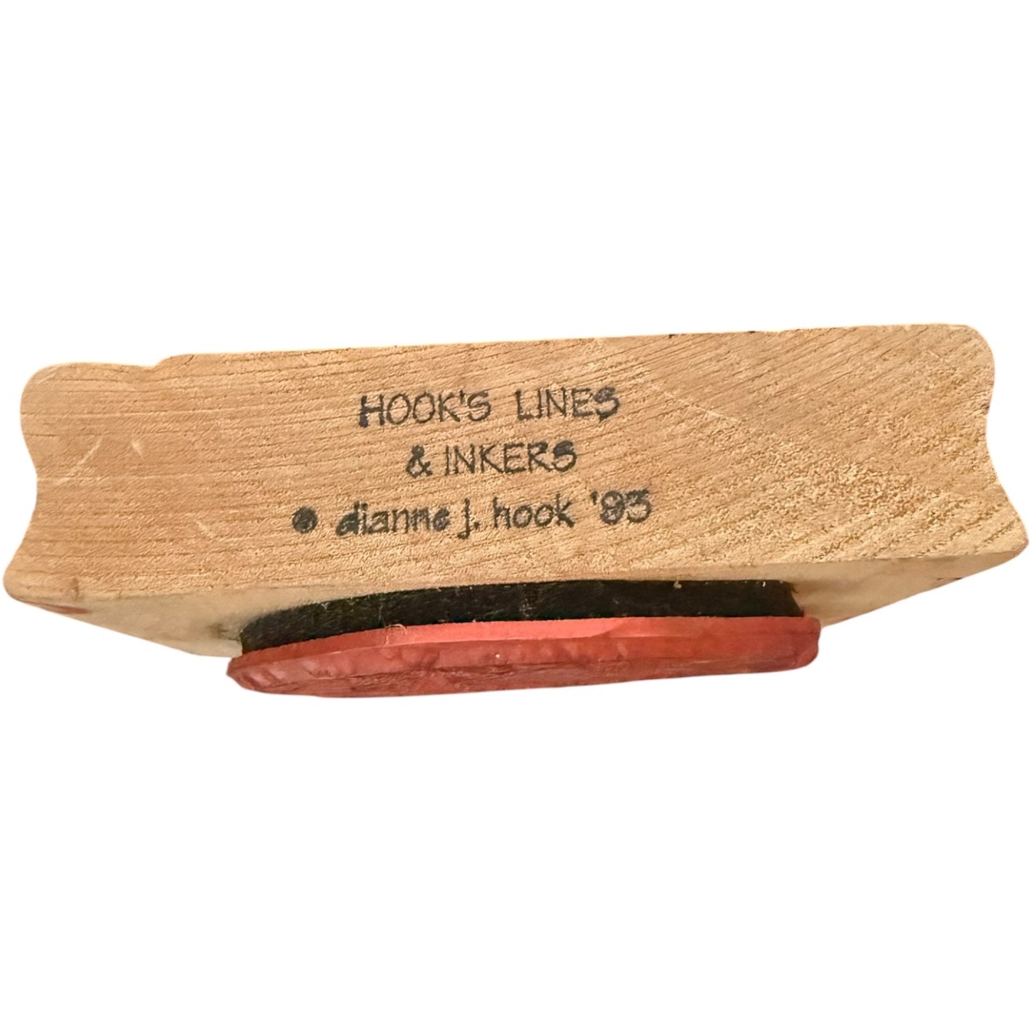 Hook's Lines & Inkers The Gobbler N53 Turkey Thanksgiving Rubber Stamp
