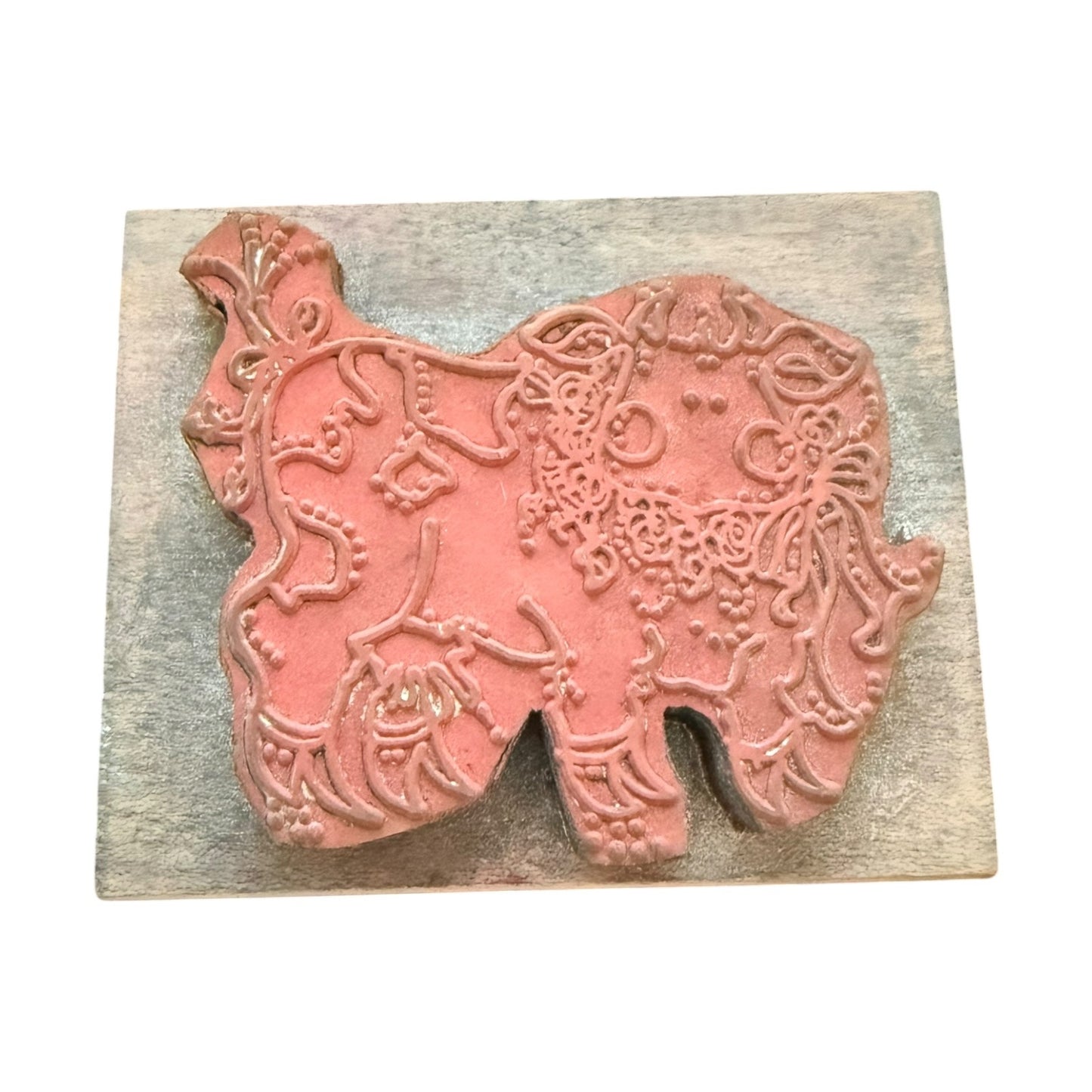 Provo Craft Silly Fun Cow Bull Unique Rubber Stamp