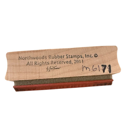 Northwoods Harvest Autumn Pumpkin Turkey 2011 Rubber Stamp