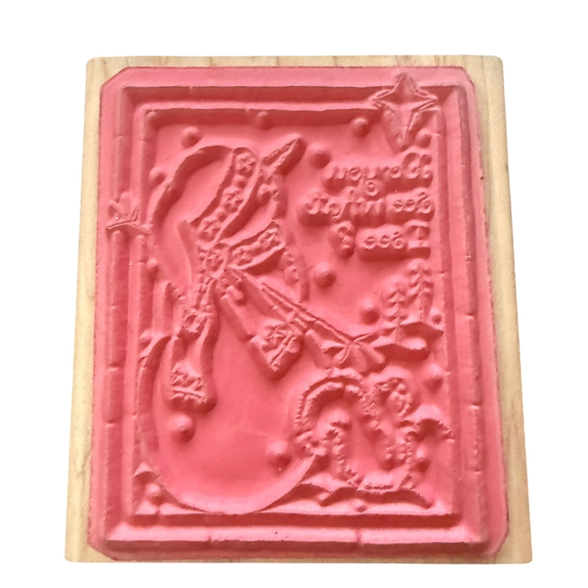 JRL Designs Snow Scene Snowman Christmas Q304 Crafting Card Making Rubber Stamp