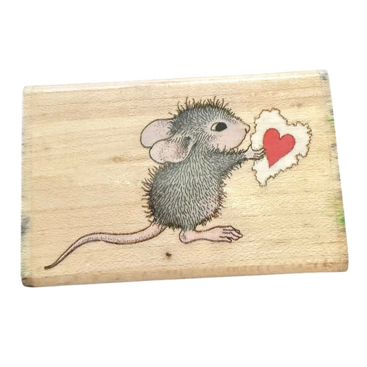 Stampabilities House Mouse Monica Romances HMER1004 Rubber Stamp