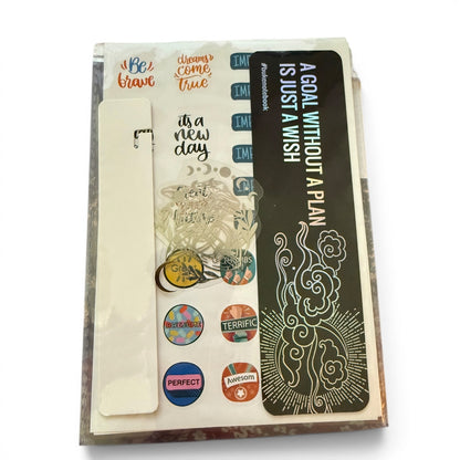 Buke Note Grid Paper Book Set Stencil Stickers Notebook Journal Original Box