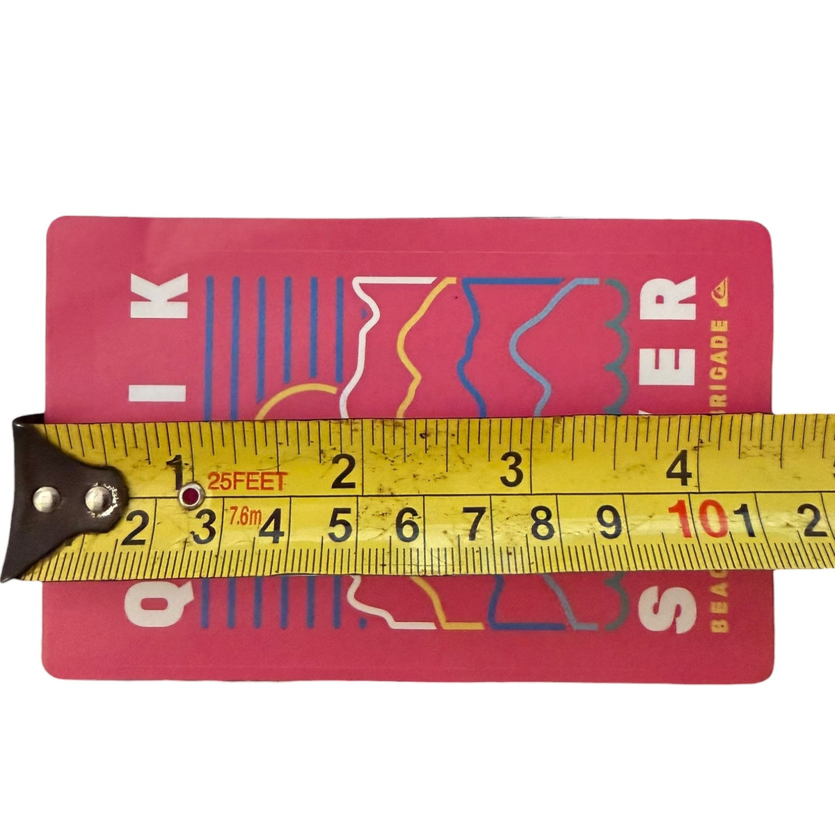 Quiksilver Beach Break Brigade Surf Sunset Pink Sticker