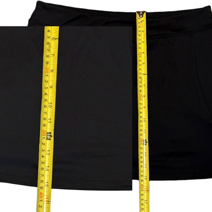 Tranquility By Colorado Clothing Black Skort Skirt Size Large