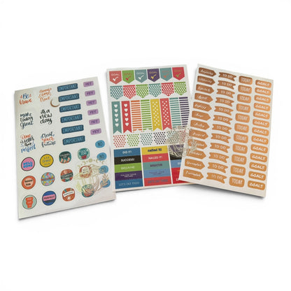 Buke Note Grid Paper Book Set Stencil Stickers Notebook Journal Original Box