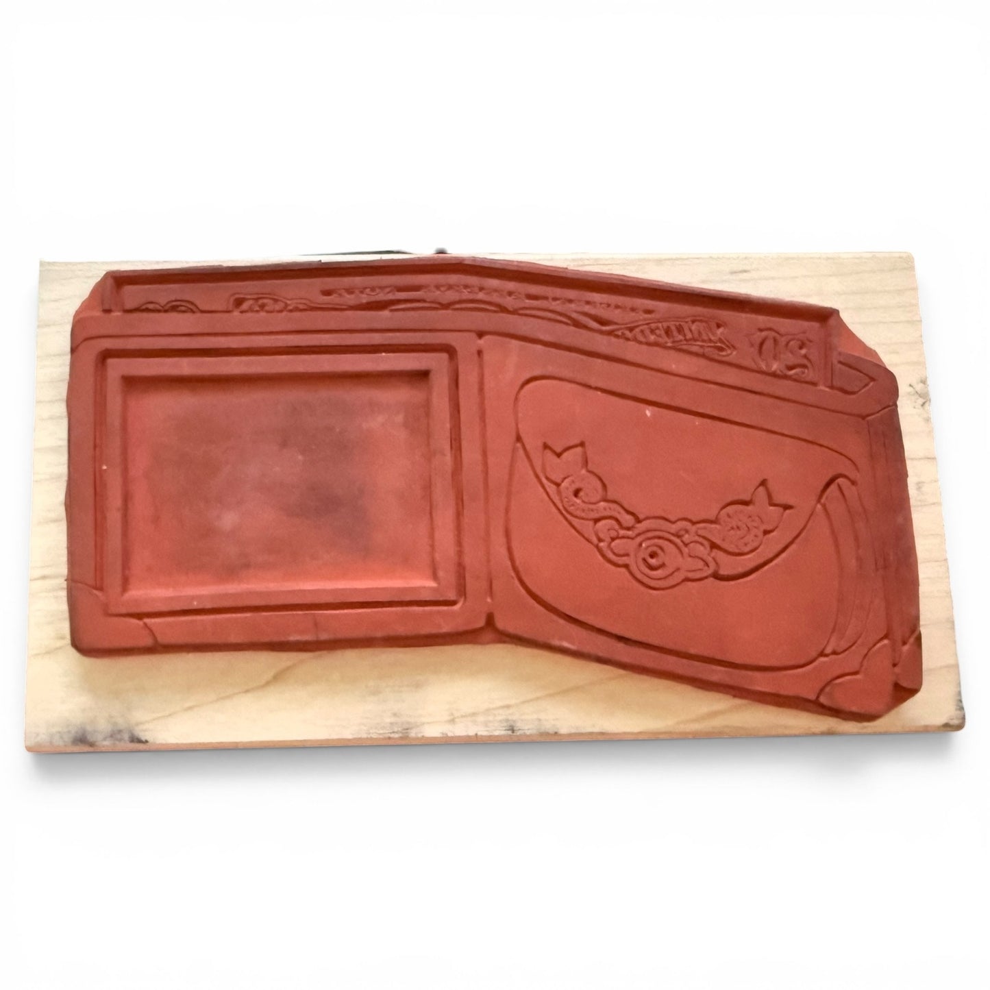 Rubber Stampede Grandma's Wallet Frame Z788R Over Sized Rubber Stamp