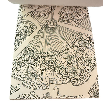 Spectrum Noir Colorista In Full Bloom Colourable Glitter Coloring Marker Pad