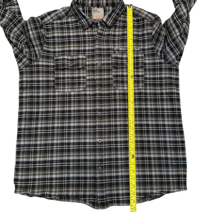 5.11 Tactical Plaid Cotton Flannel Shacket Size XL