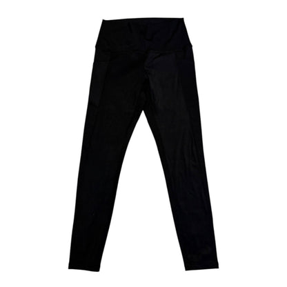 Front of Black leggings on a white background