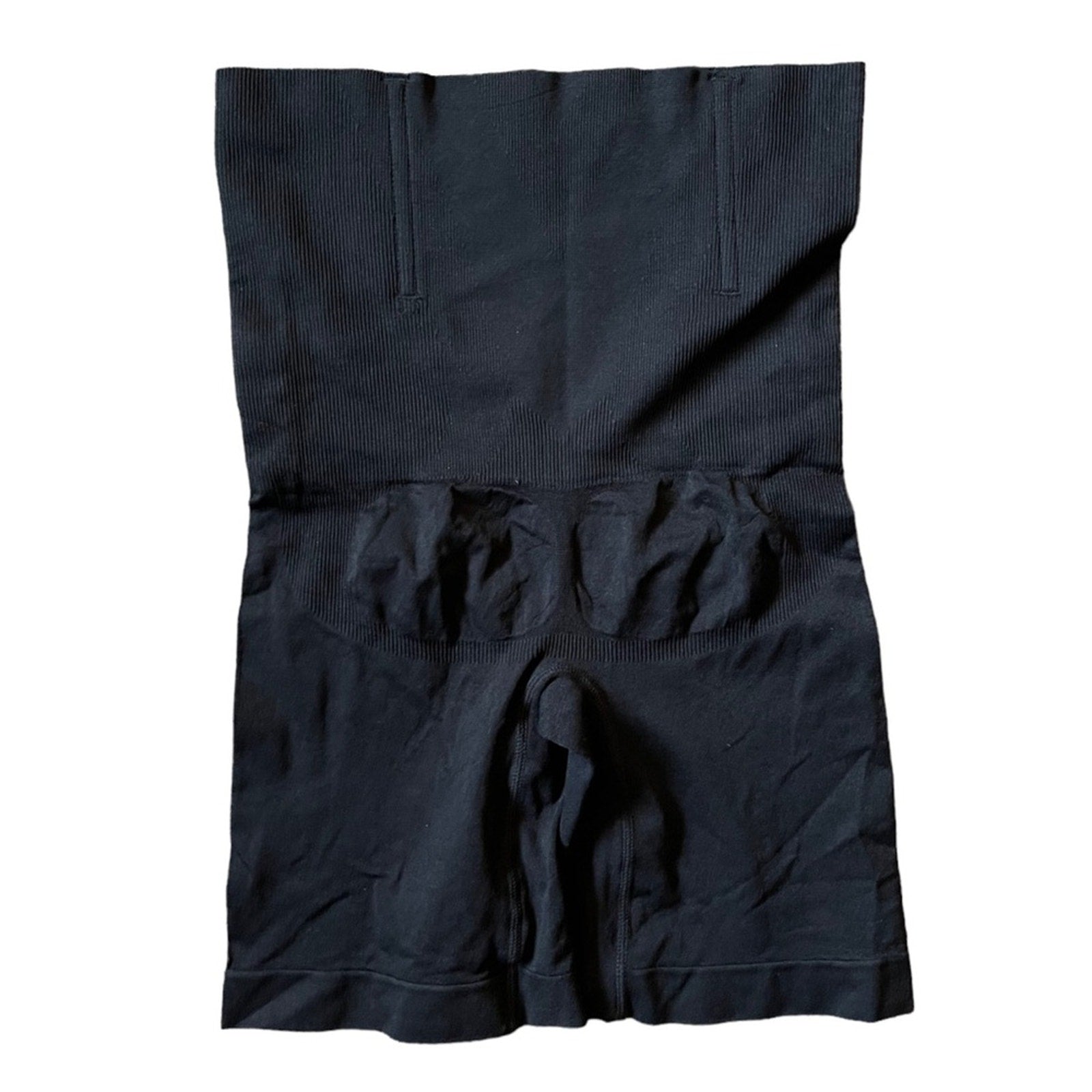 Back of black highwaisted shapewear