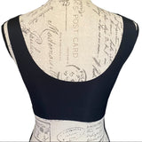 Back of black bra