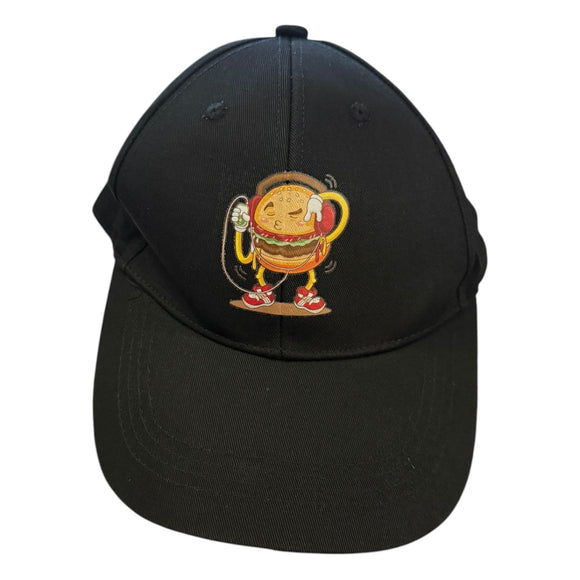 Front of black hat