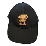 Front of black hat