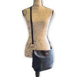 Full view of black purse