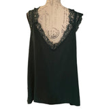 Back of green cami