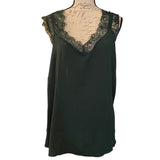 Front of green cami