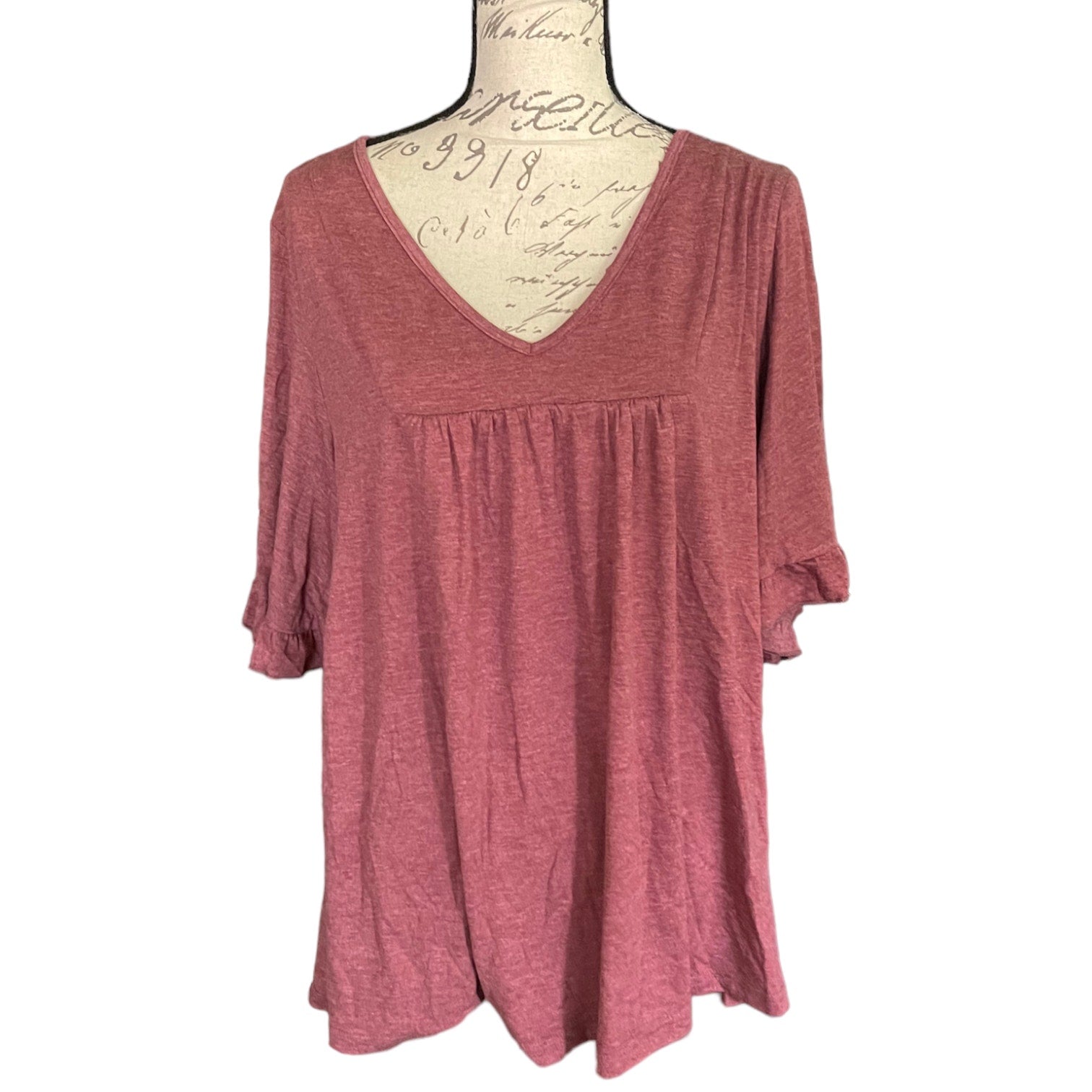 Front of shirt