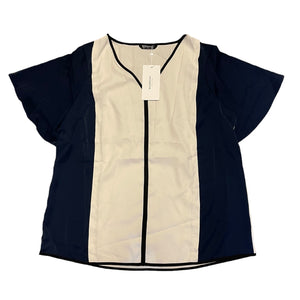 Front of shirt laying flat