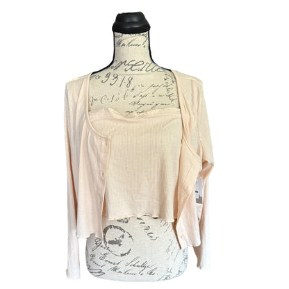 Front of cami and jacket set