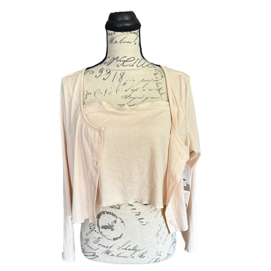 Front of cami and jacket set