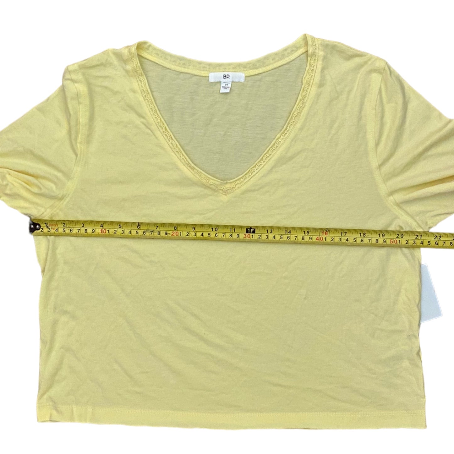 Pit to pit on shirt