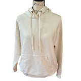 Front of hoodie with hood down