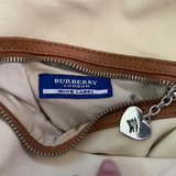 Interior label of Burberry tote